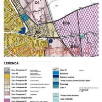 estratto cartografico del prg con legenda pratiche casa piano regolatore generale